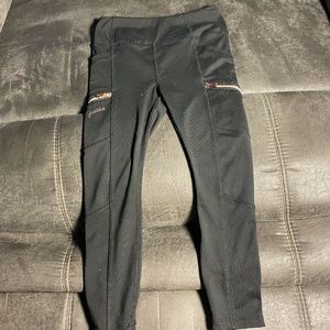 Black Justice leggings size 6/7 girls